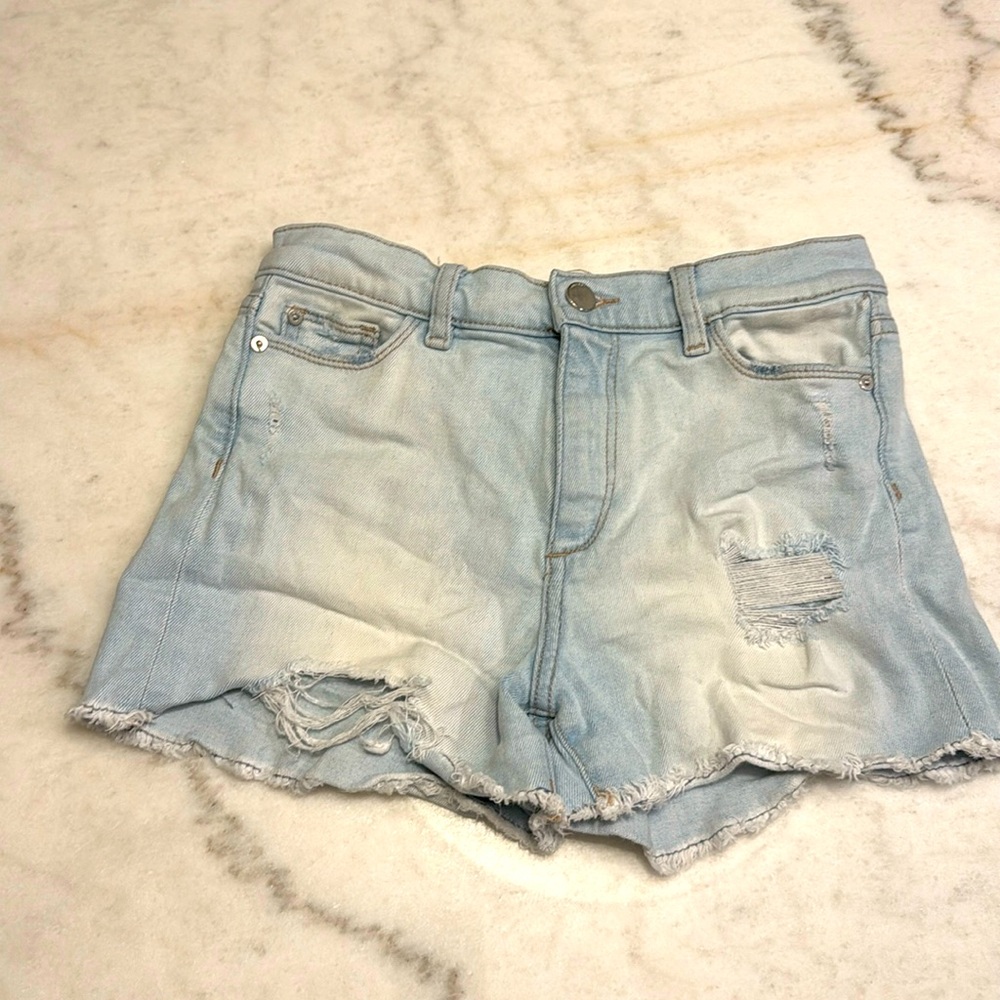 Girls distressed denim cut off shorts off shorts by DL1961 size 12